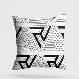 Aberto Design Cojín Multicolor 43 x 43 cm
